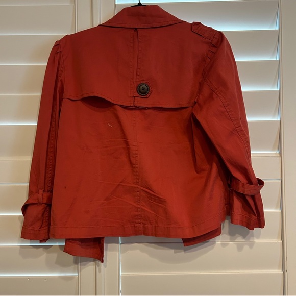 American Rag Cropped Swing Cargo Jacket Rust Size Medium - Picture 3 of 3